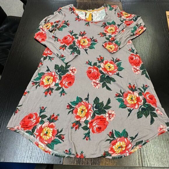 Matilda Jane Dresses & Skirts - MATILDA JANE Say I'm a Dreamer Floral Dress Size Small Casual Long Sleeve‎